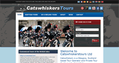 Desktop Screenshot of catswhiskerstours.co.uk